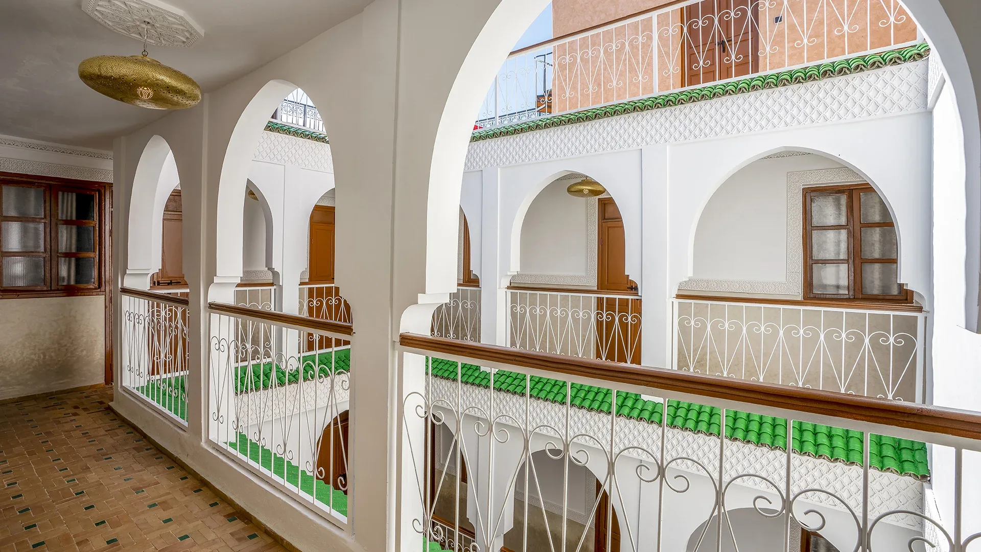 Patio central du Riad Ilyan, Marrakesh