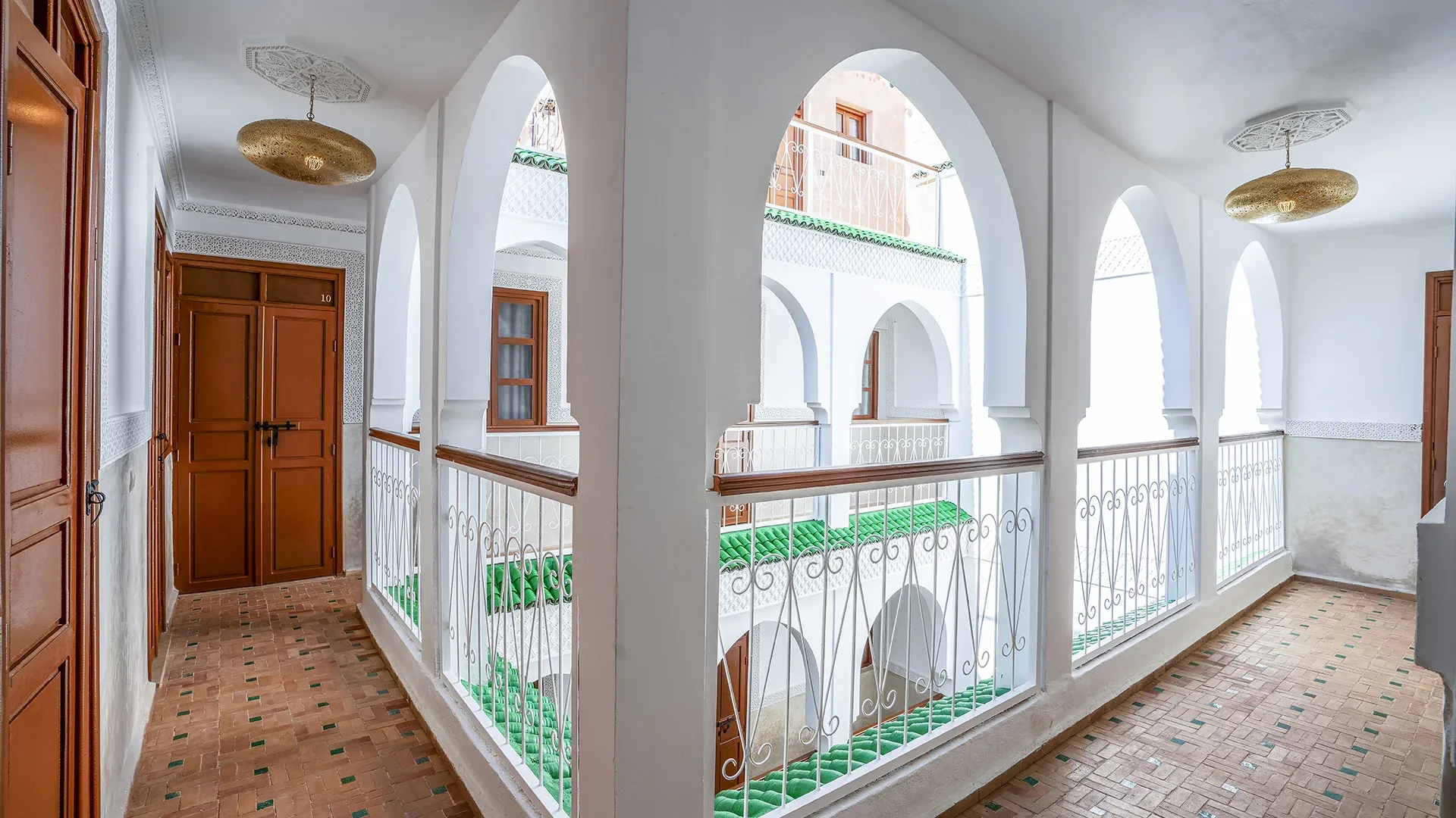 Patio intérieur du Riad Ilyan, Marrakesh