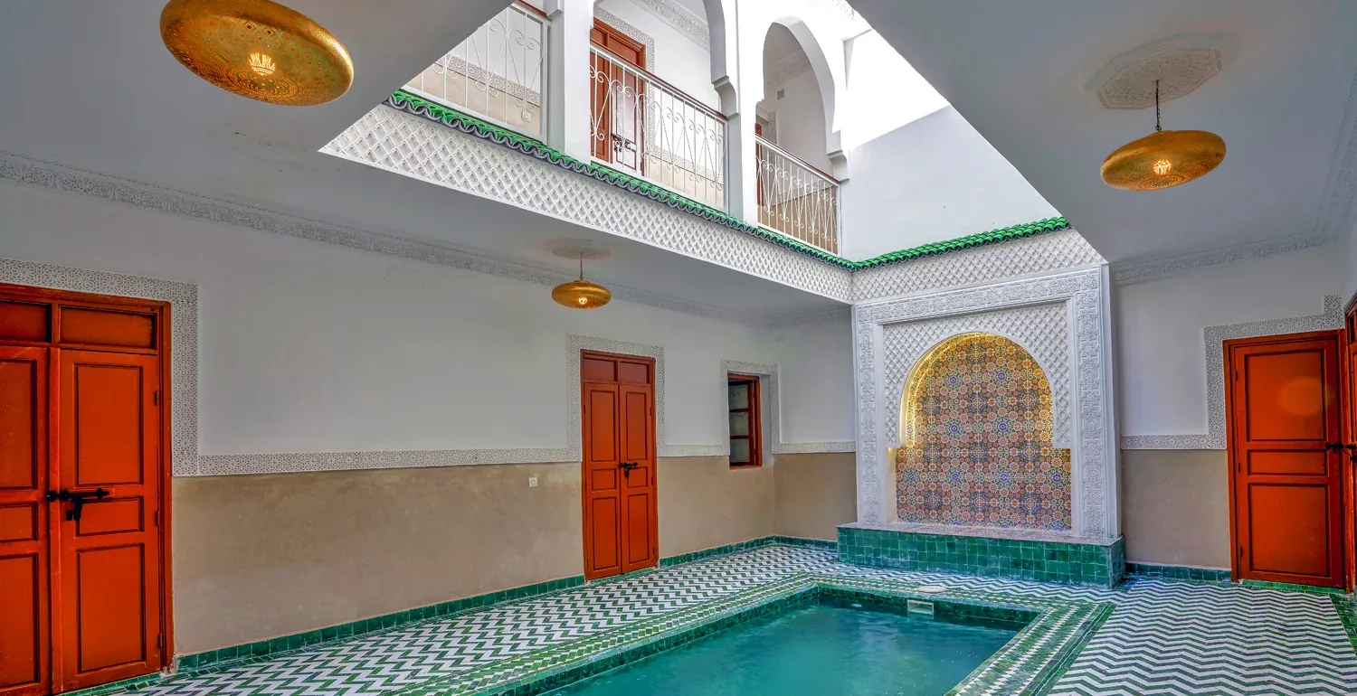 Détail du Riad Ilyan, Marrakesh